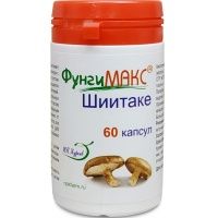 Фунгимакс (Шиитаке), онкология, гинекология, аденома простаты, НП Курсив, 60 капсул Фунгимакс (Шиитаке), онкология, гинекология, аденома простаты, НП Курсив, 60 капсул