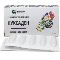 Нуксаден Мастоэндонорм, свечи при женских заболеваниях с гормональной дисфункцией, Фитэко, 10 шт Нуксаден Мастоэндонорм, свечи при женских заболеваниях с гормональной дисфункцией, Фитэко, 10 шт
