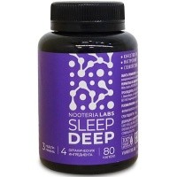 Слип Дип, ноотроп для хорошего сна, Ноотериа Лабс, Sleep Deep Nooteria Labs, 80 капсул Слип Дип, ноотроп для хорошего сна, Ноотериа Лабс, Sleep Deep Nooteria Labs, 80 капсул