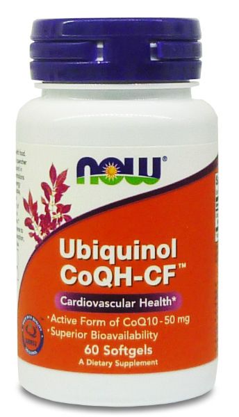 Убихинол, форма Q10, 50 или 100 мг, Ubiquinol, Kaneka QH, Now Foods (Нау фудс), 60 капсул Убихинол, форма Q10, 50 или 100 мг, Ubiquinol, Kaneka QH, Now Foods (Нау фудс), 60 капсул