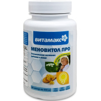 Меновитол Про - комплексная поддержка в период менопаузы, Витамакс (Vitamax), 60 капсул —  компания «МагазинВитамин» Меновитол Про - комплексная поддержка в период менопаузы, Витамакс (Vitamax), 60 капсул —  «МагазинВитамин»